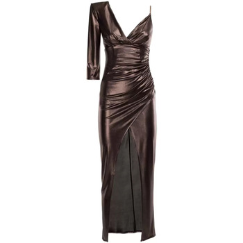 Abbigliamento Donna Vestiti No Secrets abito lungo elegante bronzo Marrone