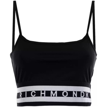 Abbigliamento Donna Top / T-shirt senza maniche John Richmond top fitness Nero