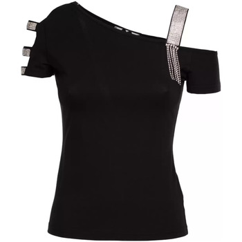 Abbigliamento Donna Top / T-shirt senza maniche No Secrets top spalline gioiello Nero