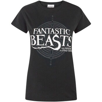 Abbigliamento Unisex bambino T-shirt maniche corte Fantastic Beasts And Where To Fi NS8210 Nero