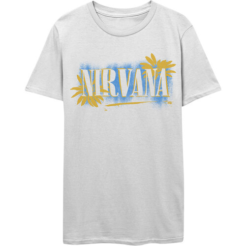 Abbigliamento T-shirts a maniche lunghe Nirvana All Apologies Bianco