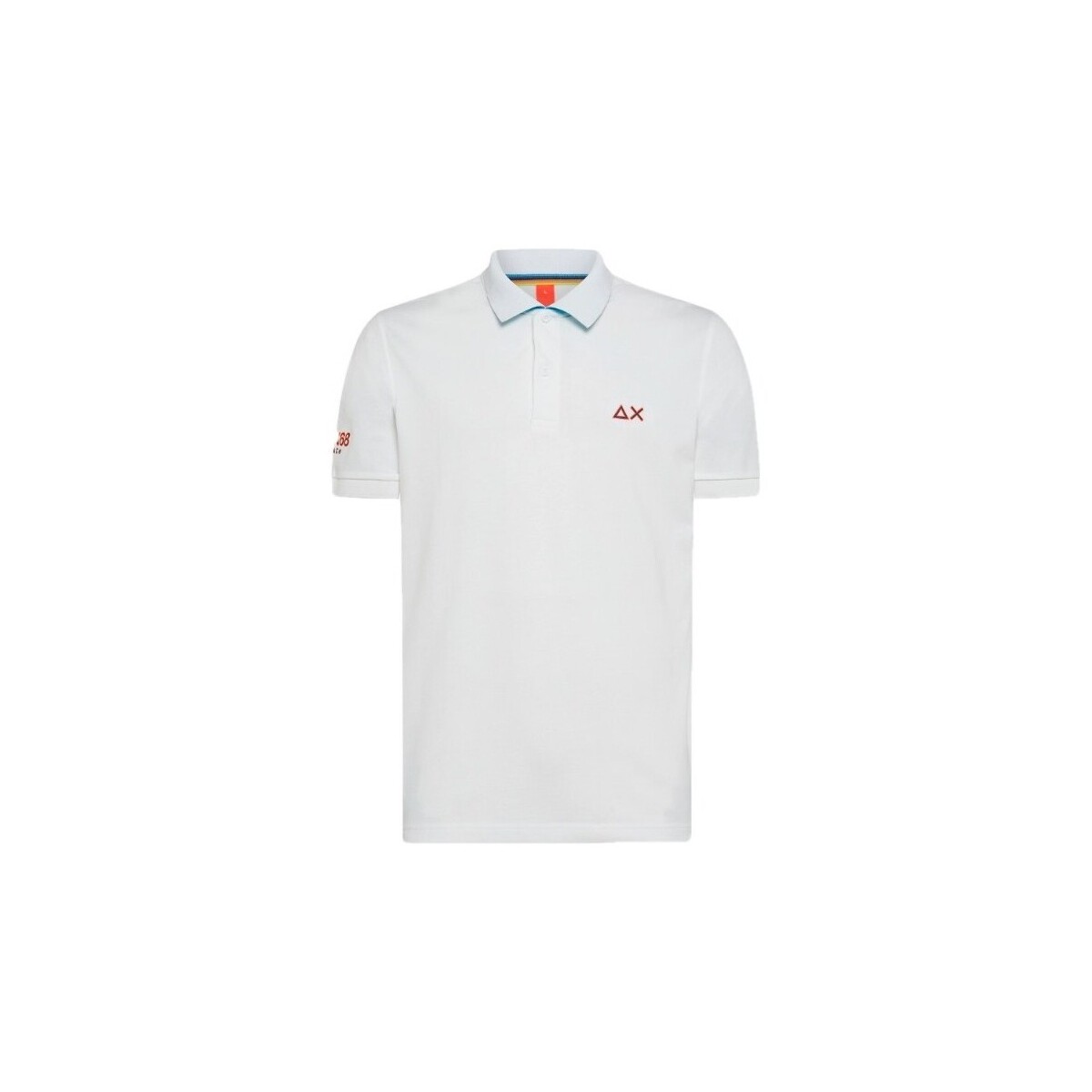 Abbigliamento Uomo T-shirt & Polo Sun68 Polo Sun68 Logo Beach Bianco Bianco