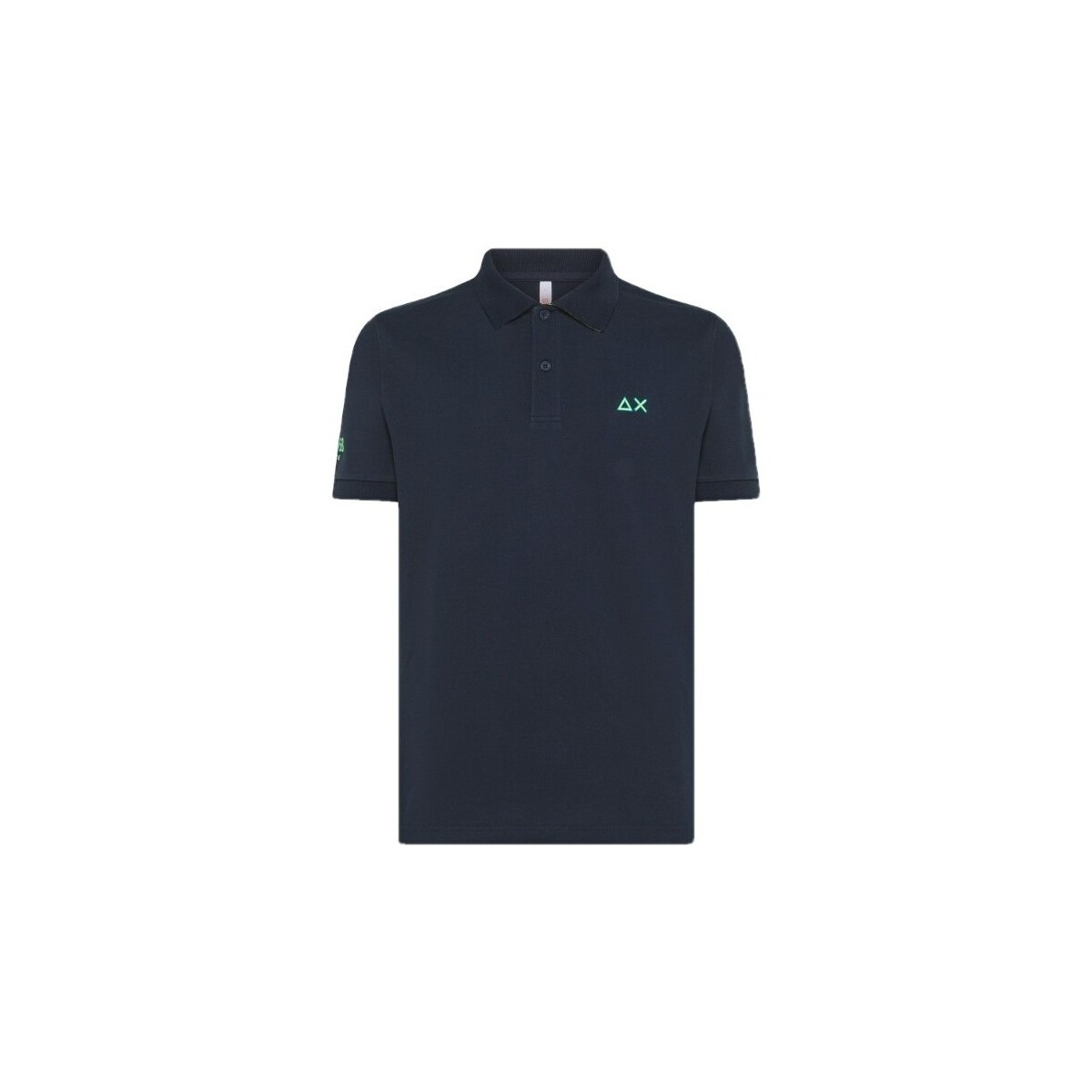 Abbigliamento Uomo T-shirt & Polo Sun68 Polo Sun68 Logo Beach Navy Blu