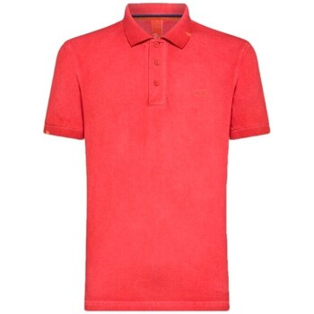 Abbigliamento Uomo T-shirt & Polo Sun68 Polo Special Dyed Lampone Rosso