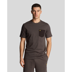 Abbigliamento Uomo T-shirt maniche corte Lyle & Scott T-shirt con tasche a contrasto TS831VOG Grigio
