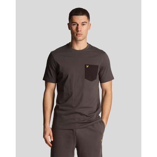 Abbigliamento Uomo T-shirt maniche corte Lyle & Scott T-shirt con tasche a contrasto TS831VOG Grigio