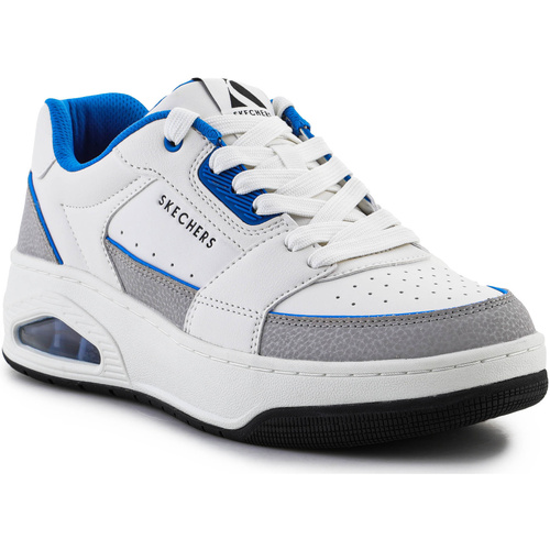 Scarpe Uomo Sneakers basse Skechers Uno Court - Low-Post 183140-WBL Bianco