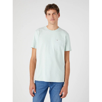 Abbigliamento Uomo T-shirt maniche corte Wrangler ATRMPN-45094 Verde