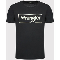 Abbigliamento Uomo T-shirt maniche corte Wrangler ATRMPN-45092 Nero