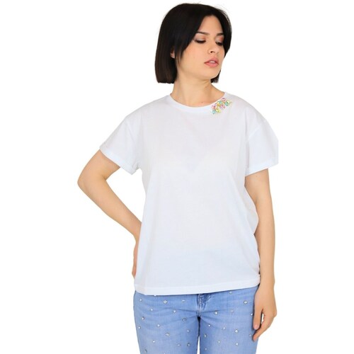 Abbigliamento Donna T-shirt maniche corte Zahjr 53538592 Bianco