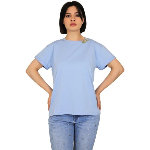 Abbigliamento Donna T-shirt maniche corte Zahjr 53538592 Blu