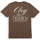 Abbigliamento Uomo T-shirt & Polo Obey Studios Worldwide  Marrone Marrone
