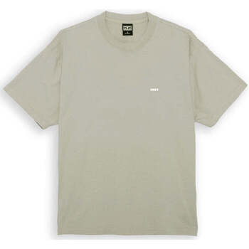 Abbigliamento Uomo T-shirt & Polo Obey Bold 3 Heavyweight Premium Beige