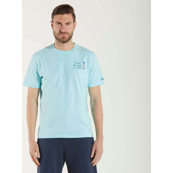 Abbigliamento Uomo T-shirt maniche corte Mc2 Saint Barth t-shirt resto noia azzurra Blu