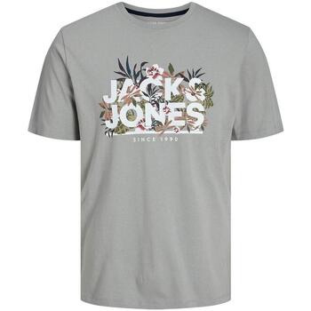 Abbigliamento Uomo T-shirt maniche corte Jack & Jones  Grigio
