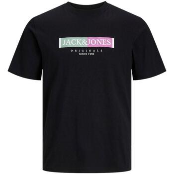 Abbigliamento Uomo T-shirt maniche corte Jack & Jones  Nero
