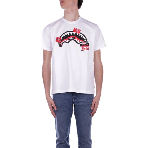 Abbigliamento T-shirt maniche corte Sprayground SP439 Bianco