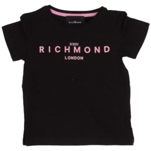 Abbigliamento Bambina T-shirt maniche corte John Richmond RGP24003TS Nero
