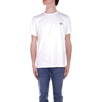 Abbigliamento Uomo T-shirt maniche corte Fred Perry M3519 Bianco