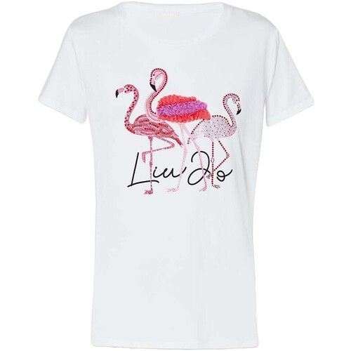 Abbigliamento Donna T-shirt & Polo Liu Jo MA4336 J5003 Bianco