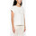 Abbigliamento Donna Jeans 3/4 & 7/8 Twin Set T-SHIRT CON OVAL T IN PIZZO Bianco