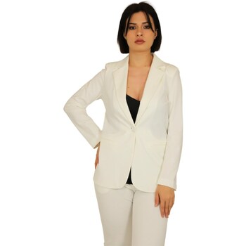 Abbigliamento Donna Giacche / Blazer Zahjr 53539193 Bianco