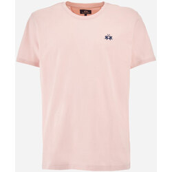 Abbigliamento Uomo T-shirt maniche corte La Martina ATRMPN-45109 Rosa