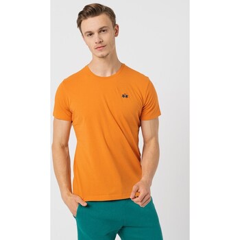 Abbigliamento Uomo T-shirt maniche corte La Martina ATRMPN-45107 Arancio