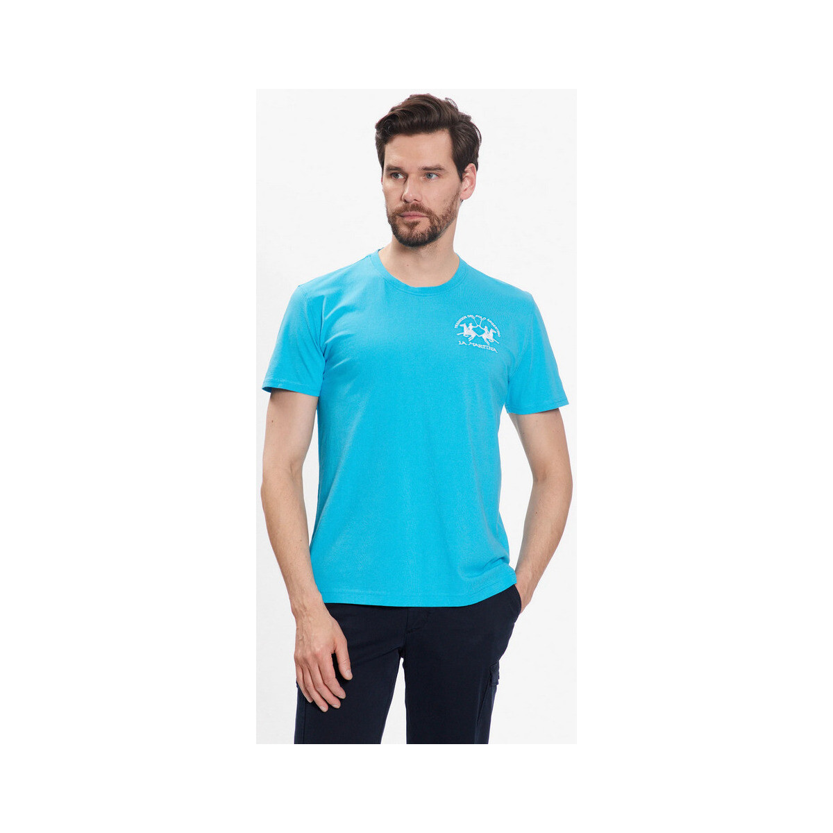 Abbigliamento Uomo T-shirt maniche corte La Martina ATRMPN-45106 Blu