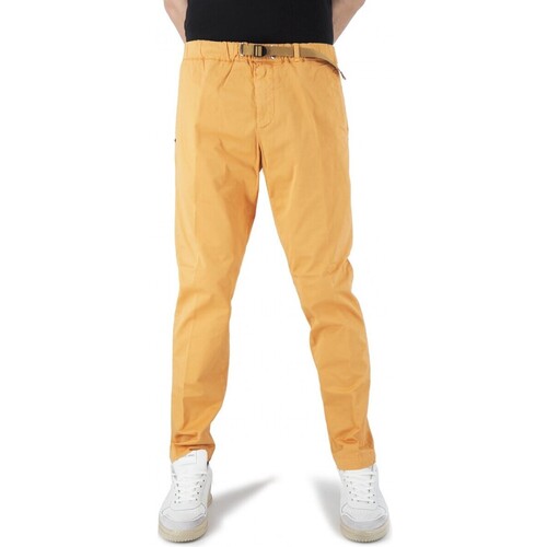 Abbigliamento Uomo Jeans White Sand Pantalone Chino Pesca Arancio