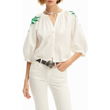Abbigliamento Donna Camicie Desigual 24SWBW25 Bianco