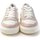 Scarpe Donna Trekking Voile Blanche Sneakers con lacci Hybro 03 Donna 2018411031n92 White_pink