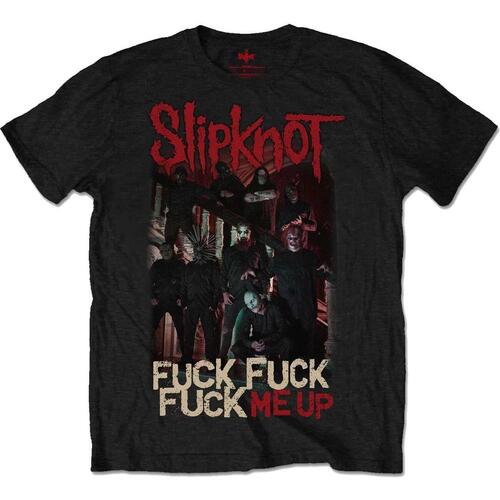 Abbigliamento T-shirts a maniche lunghe Slipknot Fuck Me Up Nero