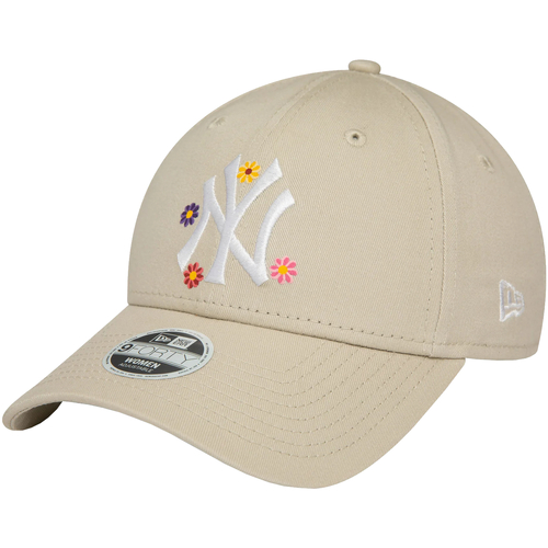 Accessori Donna Cappellini New-Era 9FORTY New York Yankees Floral All Over Print Cap Beige