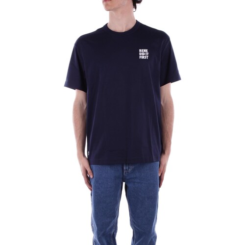 Abbigliamento Uomo T-shirt maniche corte Lacoste TH0133 Blu