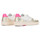Scarpe Donna Sneakers Date Sneaker Court 2.0 in pelle bianca e platino Altri
