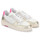 Scarpe Donna Sneakers Date Sneaker Court 2.0 in pelle bianca e platino Altri