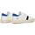 Scarpe Sneakers Date Sneaker Hill Low in pelle bianca e blu Altri