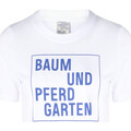 Image of T-shirt & Polo Baum Und Pferdgarten T-Shirt bianca con stampa azzurra
