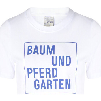 Abbigliamento Donna T-shirt & Polo Baum Und Pferdgarten T-Shirt  bianca con stampa azzurra Altri
