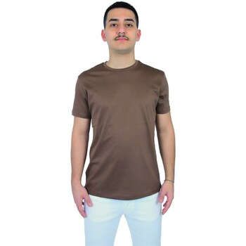 Abbigliamento Uomo T-shirt maniche corte Take Two UKE6100 Marrone