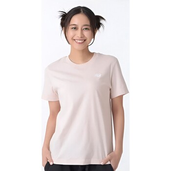 Abbigliamento Donna T-shirt & Polo New Balance 34273 ROSA