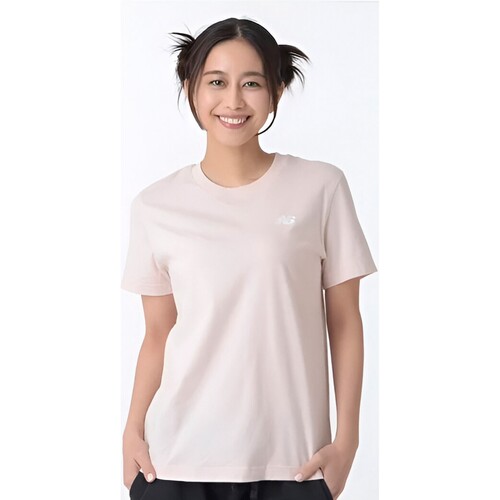 Abbigliamento Donna T-shirt & Polo New Balance 34273 ROSA