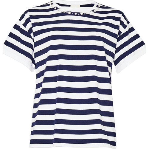 Abbigliamento Donna T-shirt maniche corte Liu Jo MA4330 J4698 Blu