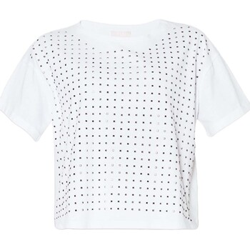 Abbigliamento Donna T-shirt maniche corte Liu Jo WA4054 J4501 Bianco