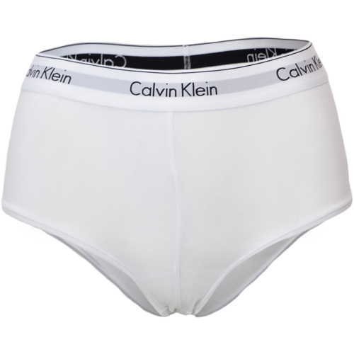 Biancheria Intima Donna Culotte e slip Calvin Klein Jeans Women Boyshort F3788E Bianco