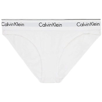Biancheria Intima Donna Culotte e slip Calvin Klein Jeans BIKINI F3787E Bianco