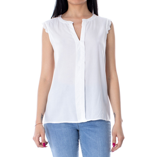 Abbigliamento Donna Top / T-shirt senza maniche Only KIMMI 15157656 Bianco