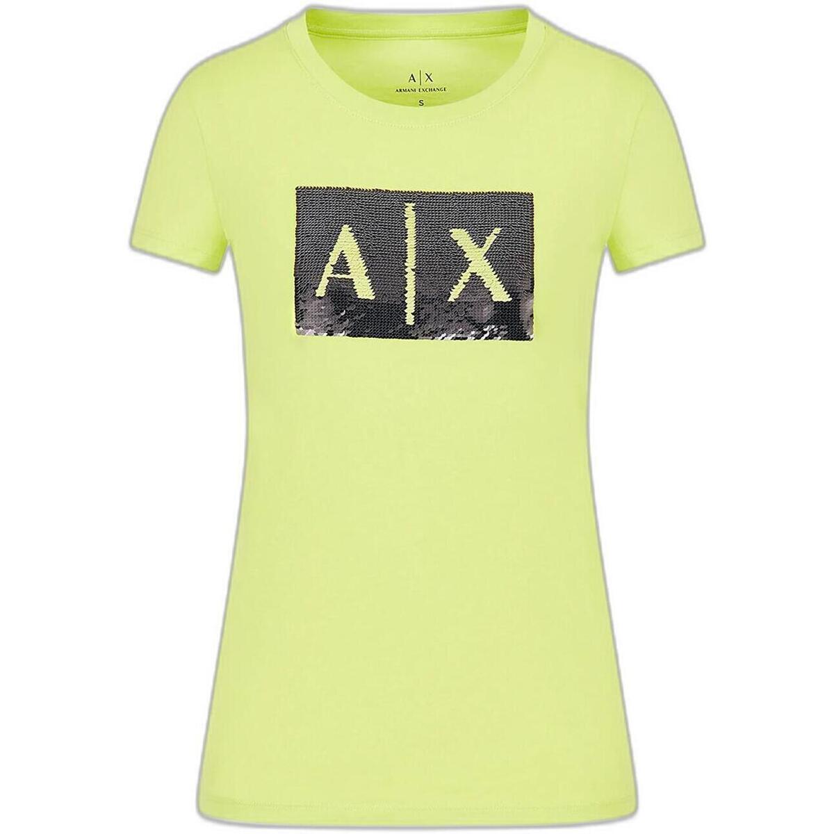 Abbigliamento Donna T-shirt maniche corte EAX 8NYTDL YJ73Z Giallo