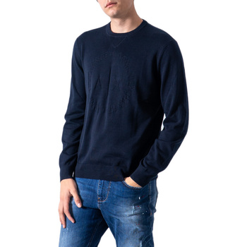 Abbigliamento Uomo Maglioni EAX Pullover Knitted 8NZM3D ZM8CZ Blu